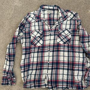Lucky Brand Plaid Button-Up Shirt
